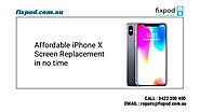 Affordable and Guranteed iPhone X Screen Replacement and Black Glass Repair at Fair Quotes