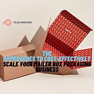 The Approaches to Cost-Effectively Scale Your Mailer Box Packaging Business - Custom Printed Boxes And Custom Packagi...