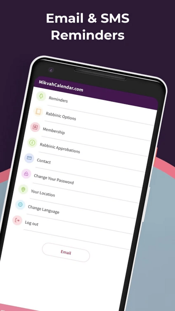 Mobile Application For Your Mikvah Dates A