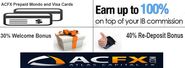 ACFX Prepaid MONDO and VISA Card