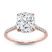 Rose Gold Diamond Engagement Rings