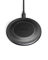 Anker 15W Max Wireless Charger with USB-C, PowerWave Alloy Pad, Qi Certified Fast Charging for iPhone SE, 11, 11 Pro,...