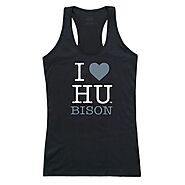 Howard University Bison Womens Love Tank Top Tee T-Shirt Black – Campus-Wardrobe