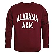 AAMU Alabama A&M University Bulldogs Arch Crewneck Pullover Sweatshirt – Campus-Wardrobe