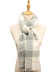 Casaba Blanket Style Striped Scarves Warm Winter Wraps Shawls Unisex M – Casaba Shop