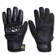 Carbon Fiber Knuckle Tactical Combat Touchscreen Gloves – Casaba Shop
