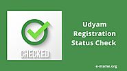 Website at https://e-msme.org/blog/udyam-registration-status-check