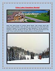 Echo Lake Vacation Rental
