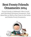 Best Frosty Friends Ornaments 2014