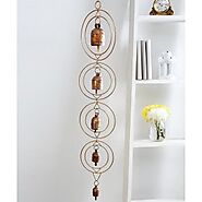 Buy Unravel India Copper bells wind chime online in india