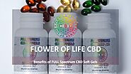 Benefits of FULL Spectrum CBD Soft Gels - Flower Of Life CBD