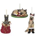 German Shepherd Christmas Ornaments