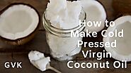 How to Make Cold Pressed Virgin Coconut Oil (in North America)