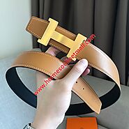 Hermes Constance Buckle 38MM Reversible Belt Smooth Leather In Black/Brown Outlet Hermes Cheap Sale Store
