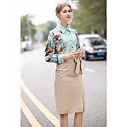 Hermes Printing Suits In Light Blue/Khaki