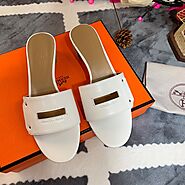 Hermes Very Sandal Calfskin In White Outlet Hermes Cheap Sale Store