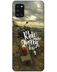 Buy Customized Samsung A31 Back Cover Online in India.