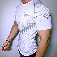 New Mens Compression Skinny T-shirt Gyms Fitness Bodybuilding t shirt Male Summer Casual Jogger Workout Tee Tops Bran...