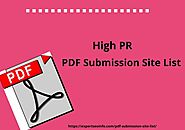 What is PDF Submission & Where To Find PDF Sharing Site List