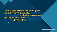 A local legal service can be of great help. If you’re looking for legal help in Lansdale Area, we highly recommend ge...