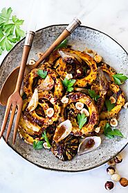Roasted Delicata Squash with Hazelnuts | Feasting At Home