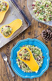 Quinoa Stuffing Recipe with Squash | One Ingredient Chef