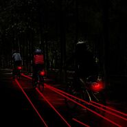 Bicycle led Warning Light Can Save a Life