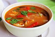 Spicy Thai Seafood Soup (Tom Yum Goong)