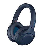 Sony WHXB900N Noise Cancelling Headphones, Wireless Bluetooth Over the Ear Headset - Blue