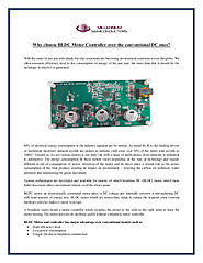 Why choose BLDC Motor Controller over the conventional DC ones? | edocr