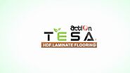 Action TESA New HDF Laminated Flooring Promo Video Wooden Flooring AC5 20yrs Warranty