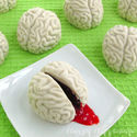 Cake Ball Brains Oozing Cherry Blood