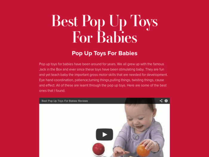 Best Pop UP Toys for Babies and Toddlers | A Listly List