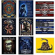 Throw Blanket Patriotic Gifts USA Flag Military Soldier Firefighter Po – Casaba Shop