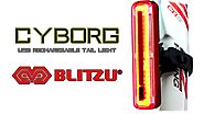 The Best USB Rechargeable Bike Tail Light - Blitzu Cyborg 180T Bicycle Tail Light