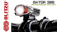 How to use the Blitzu Gator 380 USB Rechargeable LED Bicycle/ Bike Head Light