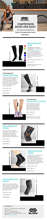 Blitzu Gear Compression Sleeves and Socks