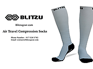 Air Travel Compression Socks - Blitzu Gear