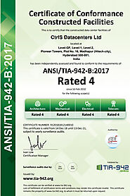CtrlS is proud to announce that our Hyderabad datacenter is now ANSI/ITA-942 certified