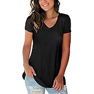 Ubuy Cameroon Online Shopping For Women's Loose T-Shirts in Affordable Prices.