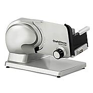Chef'sChoice Electric Meat Slicer Features Precision thickness Control & Tilted Food Carriage For Fast & Efficient Sl...