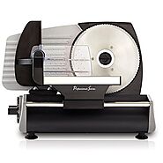 Continental Electric Pro Series Meat Slicer, Smooth Blade, Stainless Steel