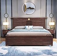 +10 mẫu giường gỗ lim sang trọng