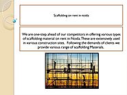 Best Scaffolding Rental in Noida - Amirsonsscaff