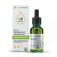 CBD Oil - Full Spectrum CBD Oil Tinctures - Peppermint Flavor