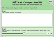 Text compactor
