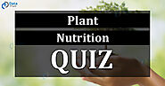 Plant Nutrition Quiz for Competitive Exams - DataFlair
