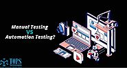 What is the Difference between Manual and Automation Testing