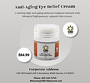 Buy Organic Anti-Aging Eye Relief Cream online