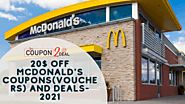 Coupon2deal - 20$ Off McDonald's Coupons(vouchers) and Deals-2021